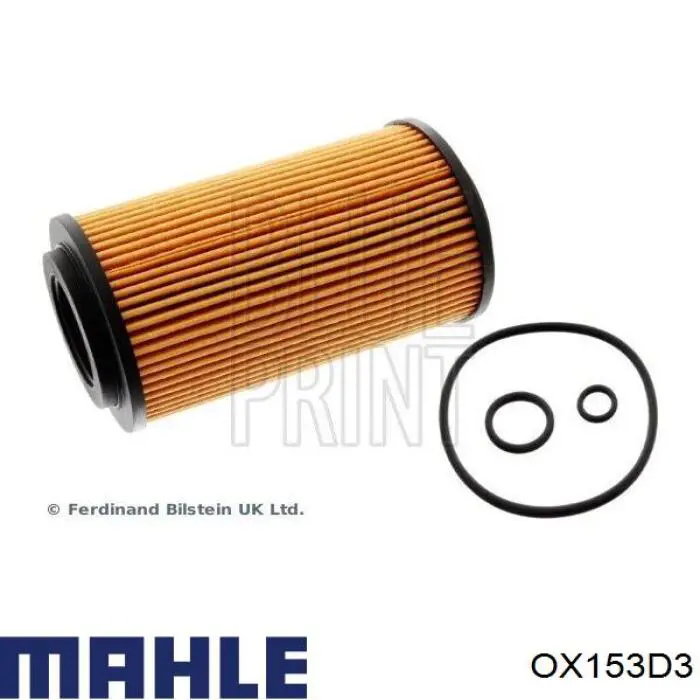 OX153D3 Mahle Original Масляный фильтр двигателя