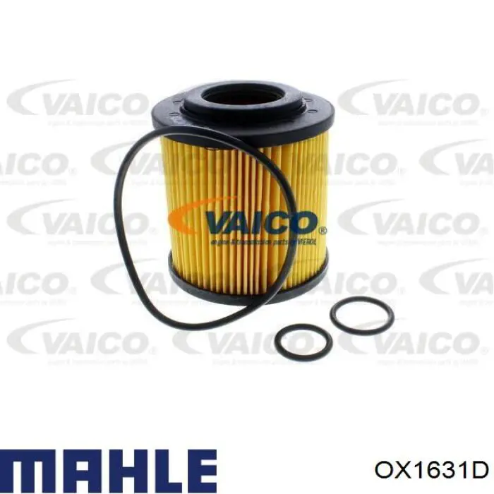 OX1631D Mahle Original Масляный фильтр двигателя