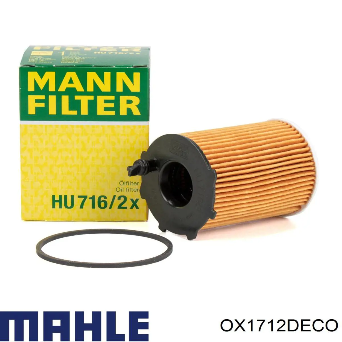 OX1712DECO Mahle Original Масляный фильтр двигателя