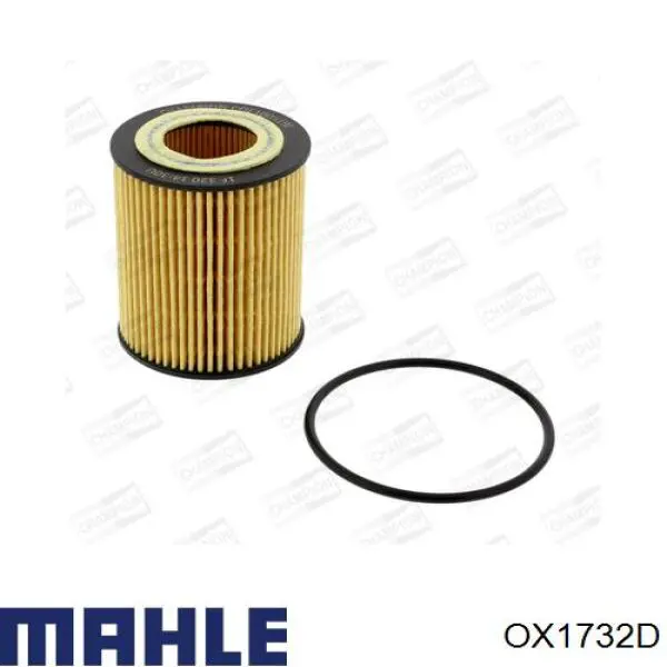 Filtro de aceite OX1732D Mahle Original