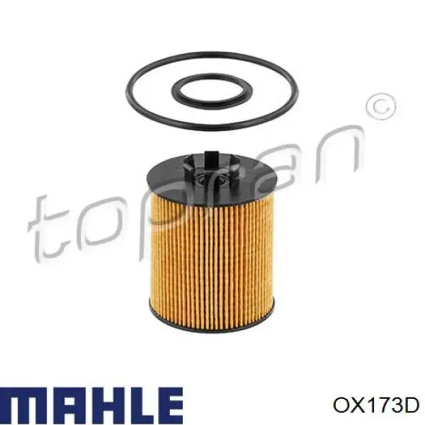 OX173D Mahle Original Масляный фильтр двигателя