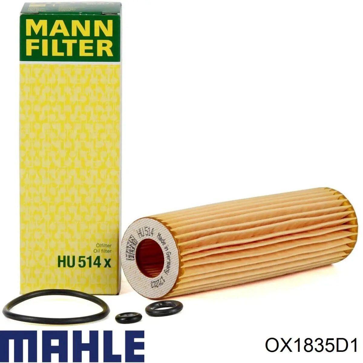 Фильтр масла Mahle Original OX1835D1