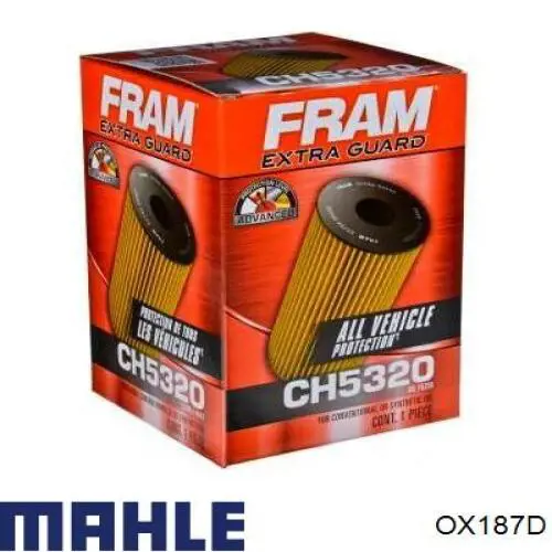 Фильтр масла Mahle Original OX187D