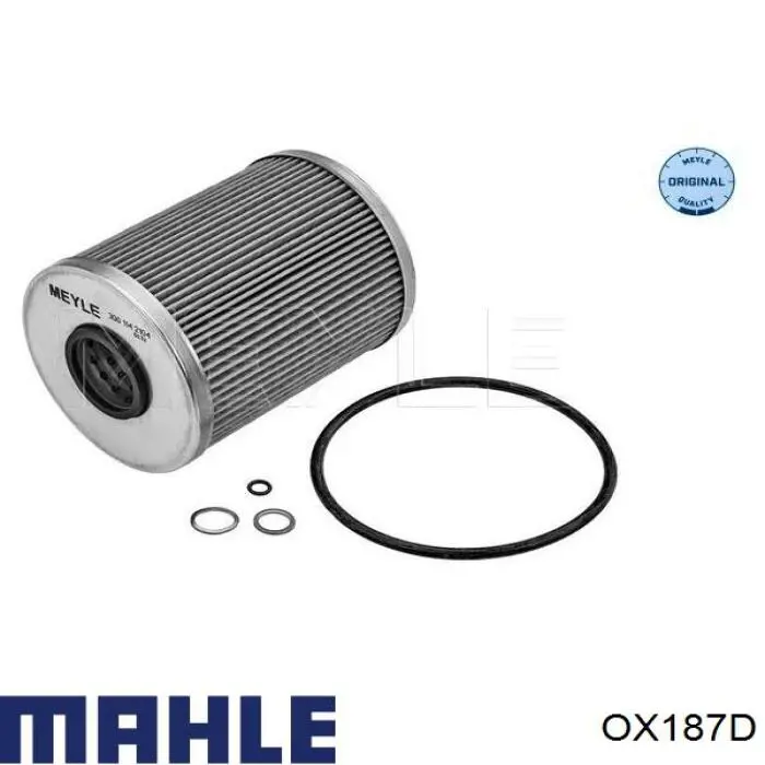 OX187D Mahle Original Масляный фильтр двигателя