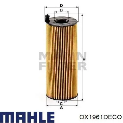 OX1961DECO Mahle Original масляный фильтр