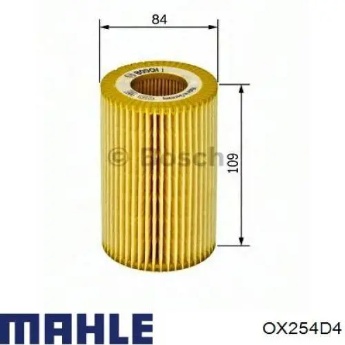 OX254D4 Mahle Original масляный фильтр