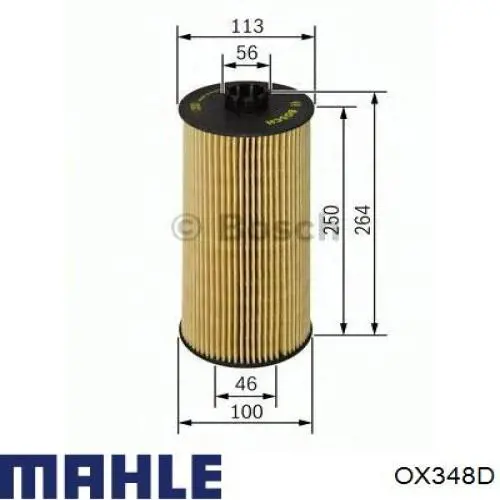 Масляный фильтр OX348D Mahle Original