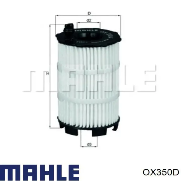 Масляный фильтр OX350D Mahle Original