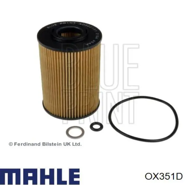 Filtro de aceite OX351D Mahle Original