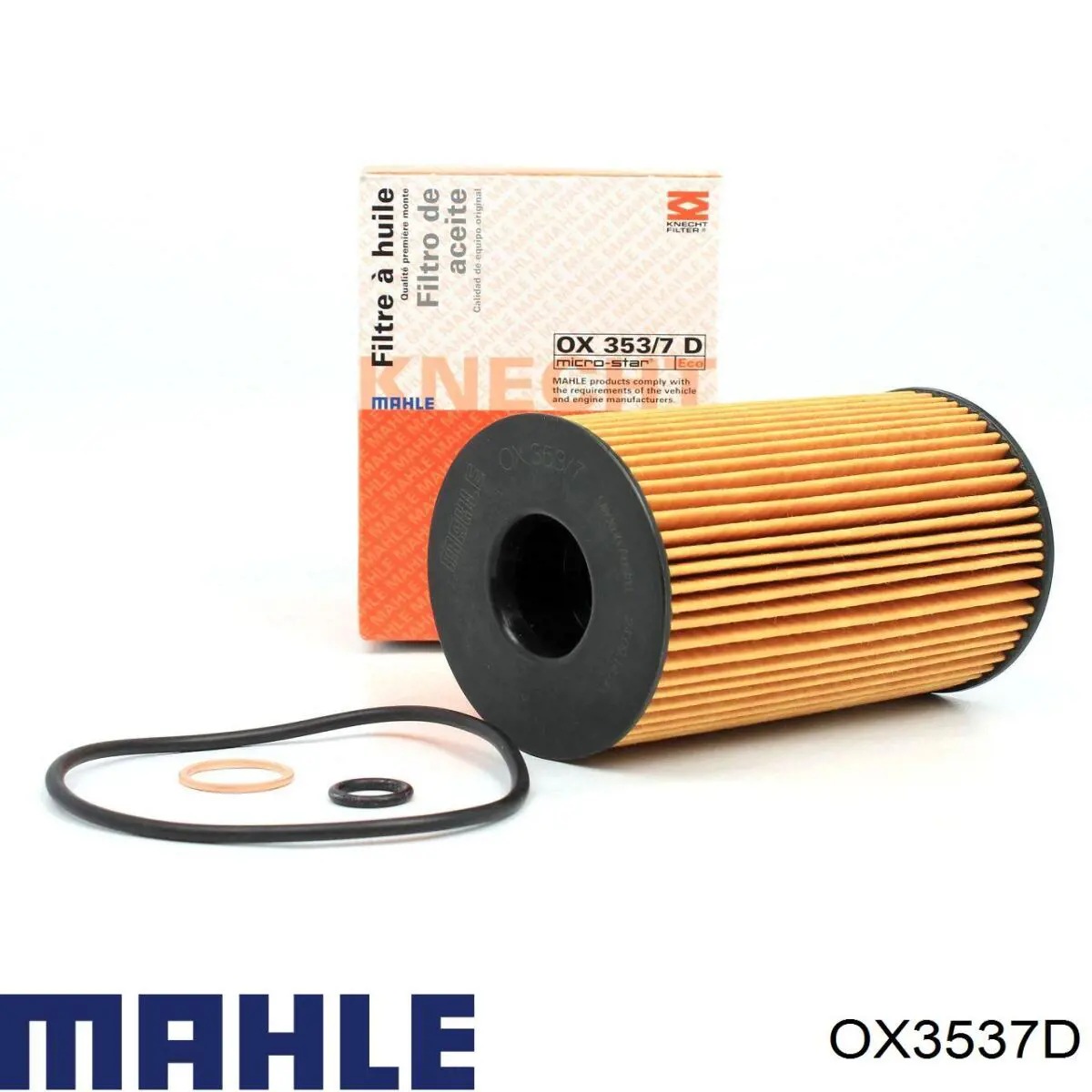 Filtro de aceite OX3537D Mahle Original
