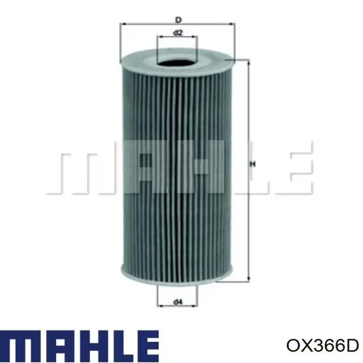 Filtro de aceite OX366D Mahle Original