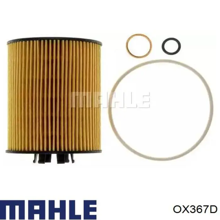 OX367D Mahle Original масляный фильтр