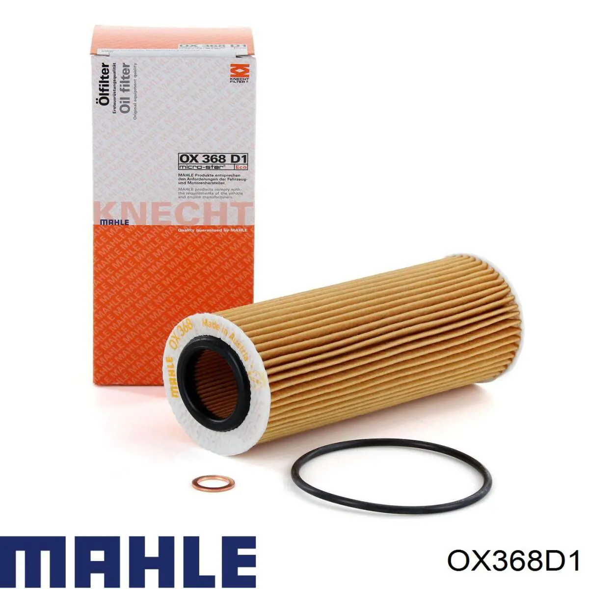 Масляный фильтр OX368D1 Mahle Original