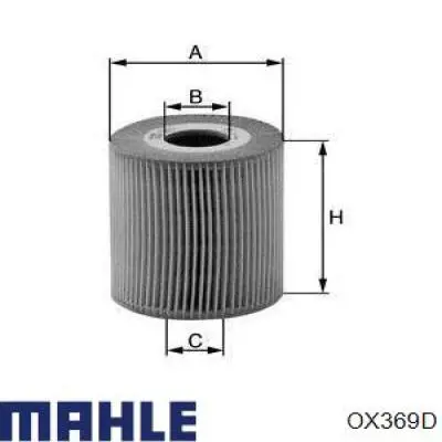 OX369D Mahle Original масляный фильтр