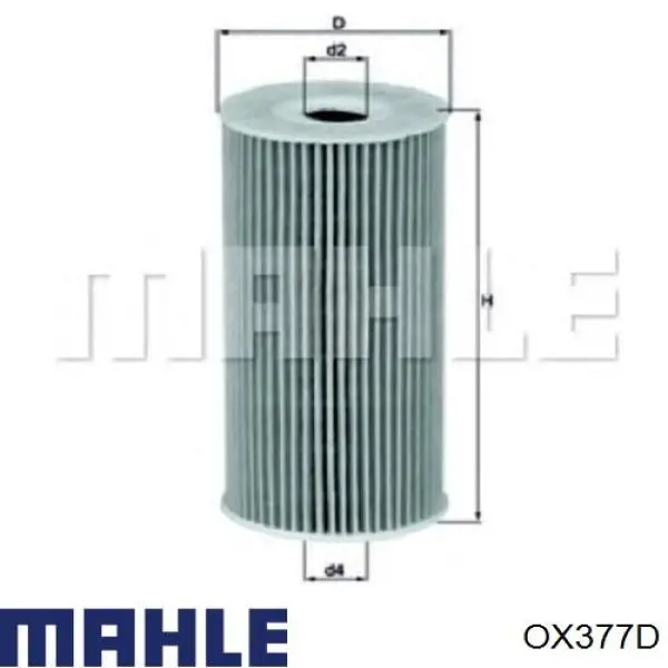Купить OX377D Mahle Original Фильтр центробежный очистки масла