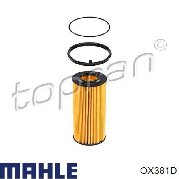 Купить OX381D Mahle Original Фильтр центробежный очистки масла