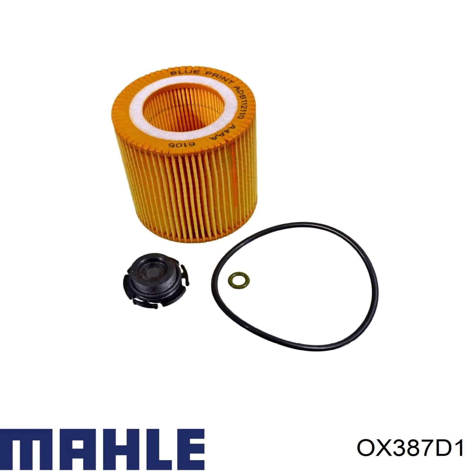 Filtro de aceite OX387D1 Mahle Original