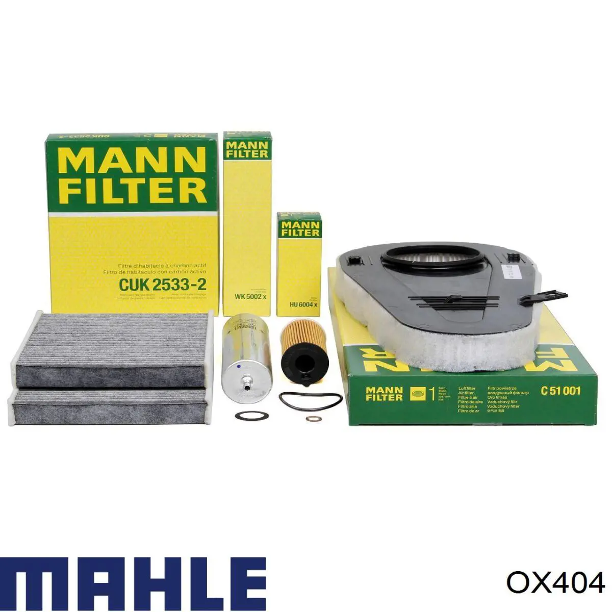 OX404 Mahle Original Масляный фильтр двигателя