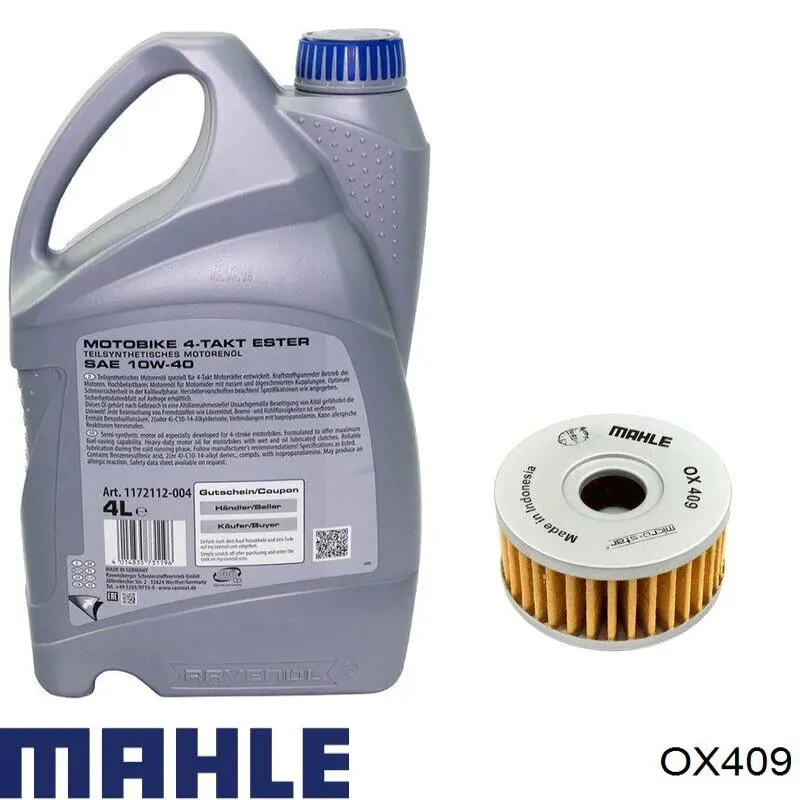 Масляный фильтр OX409 Mahle Original