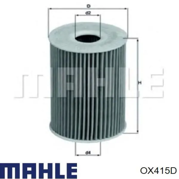Фильтр очистки масла центробежный Mahle Original OX415D цена, от 6.62 USD