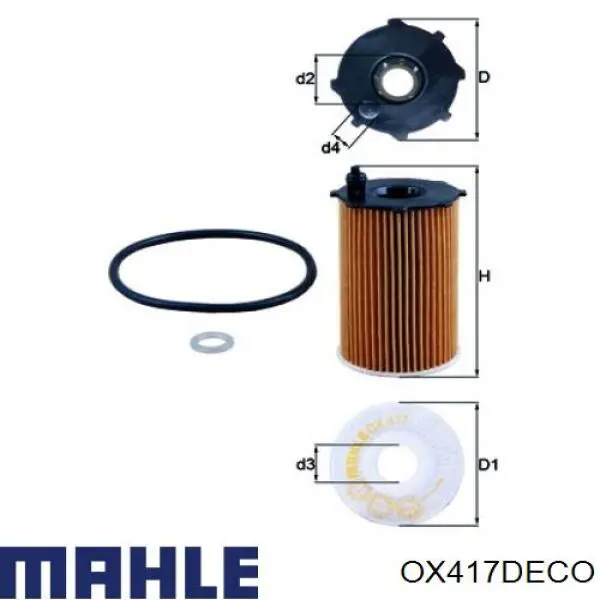 Масляный фильтр OX417DECO Mahle Original