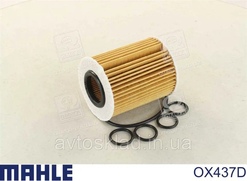 OX437D Mahle Original Масляный фильтр двигателя