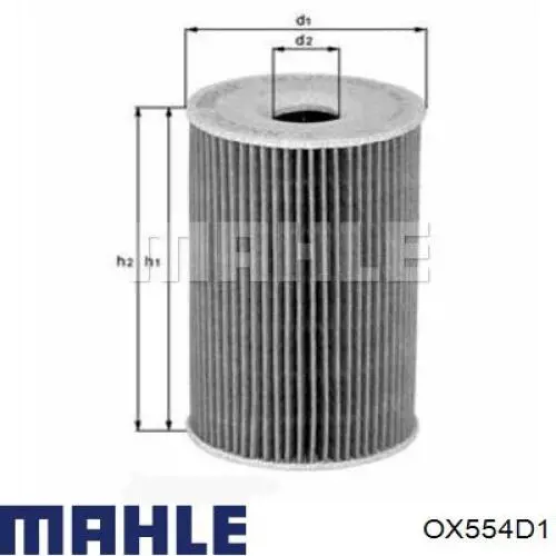 Фільтр масляний OX554D1 Mahle Original