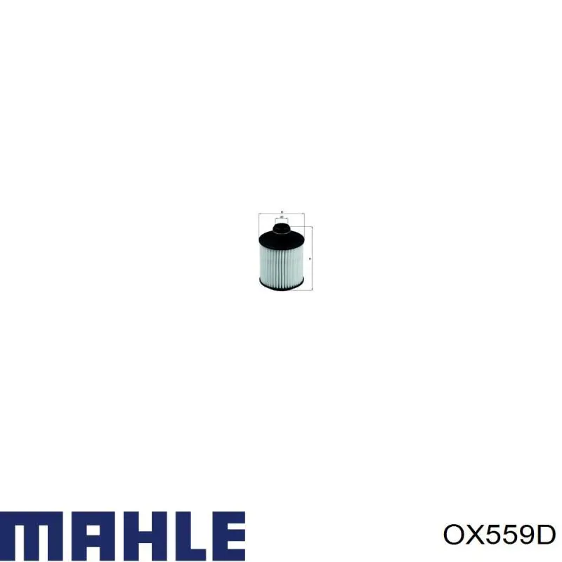 OX559D Mahle Original масляный фильтр