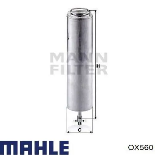 Купить OX560 Mahle Original Фильтр центробежный очистки масла