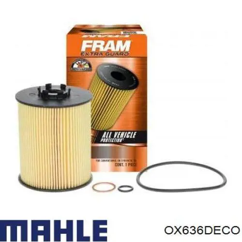 OX636DECO Mahle Original масляный фильтр