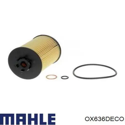 Масляный фильтр OX636DECO Mahle Original