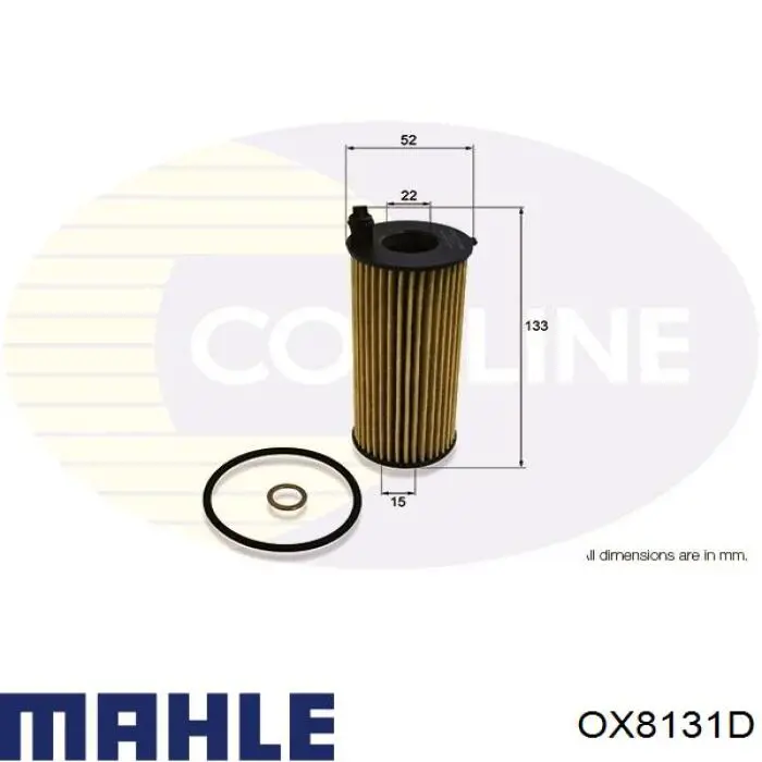 Filtro de aceite OX8131D Mahle Original