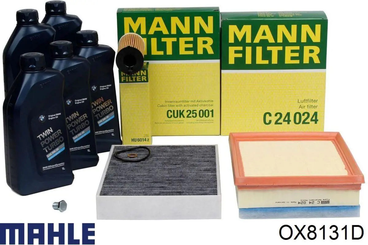 Масляный фильтр OX8131D Mahle Original