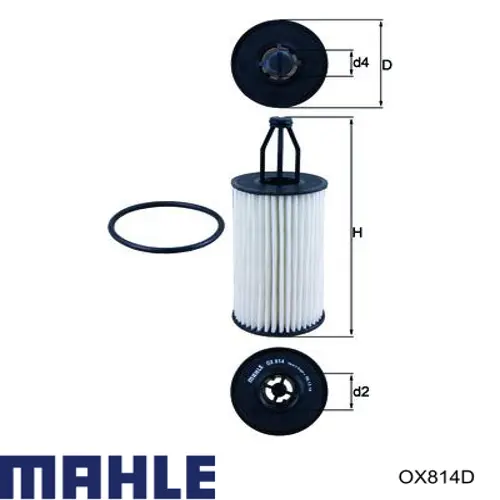 Масляный фильтр OX814D Mahle Original