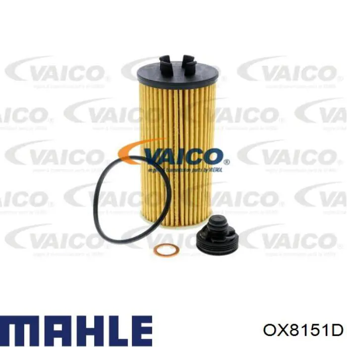 Масляный фильтр OX8151D Mahle Original