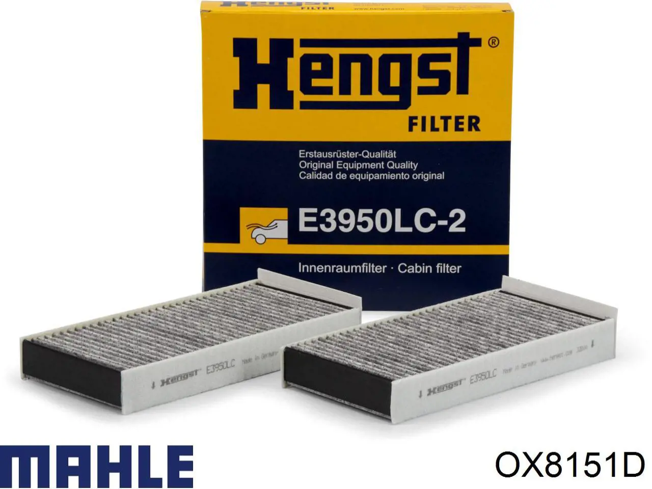 Фильтр очистки масла центробежный Mahle Original OX8151D цена, от 12.12 USD