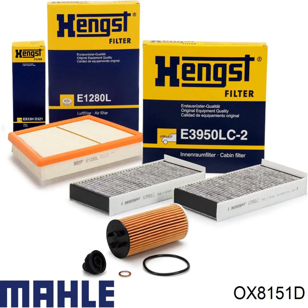 Купить OX8151D Mahle Original Фильтр центробежный очистки масла