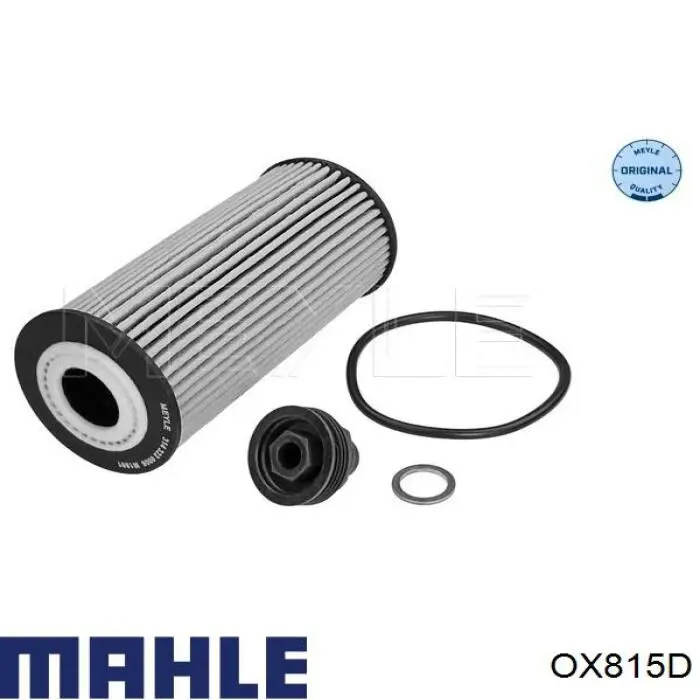 OX815D Mahle Original filtro de óleo