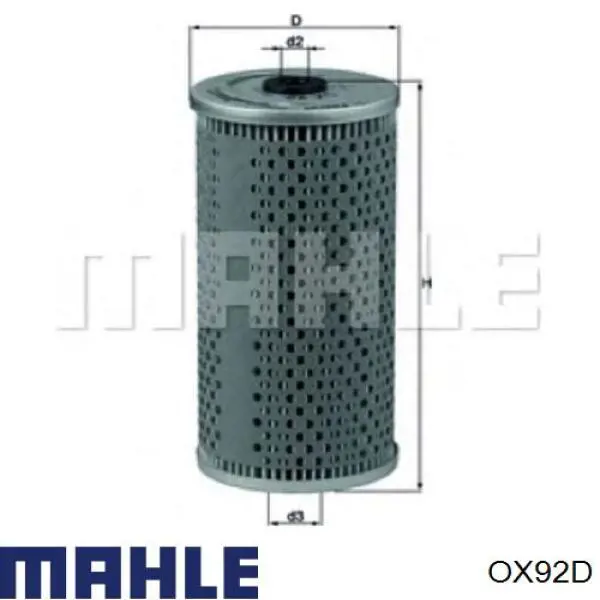 Filtro de aceite OX92D Mahle Original