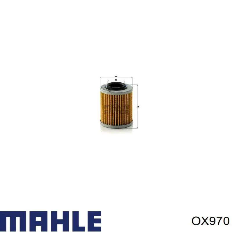 OX970 Mahle Original filtro de óleo