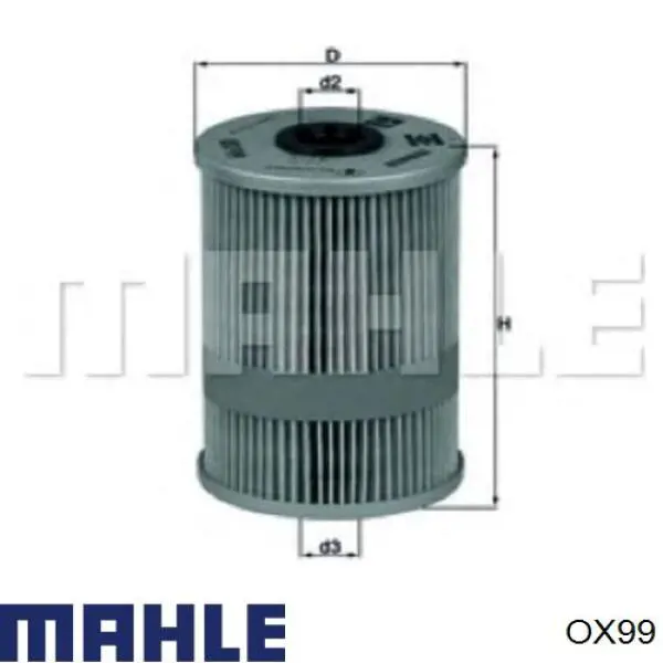 OX99 Mahle Original масляный фильтр