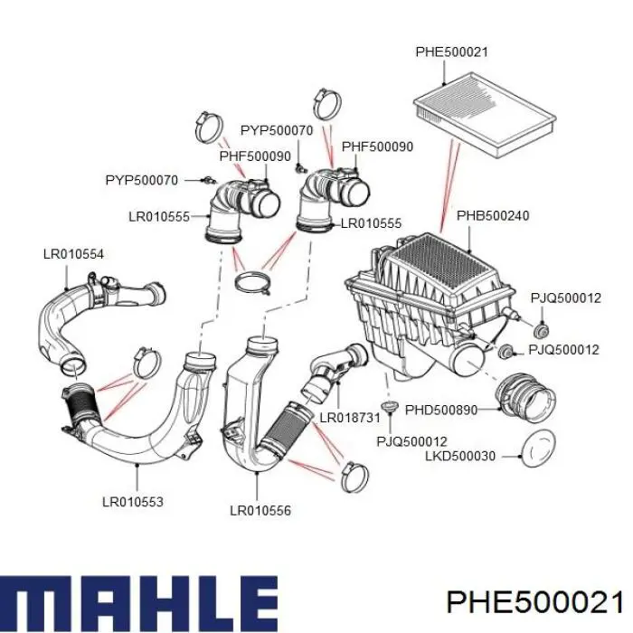 Элемент воздушного фильтра Mahle Original PHE500021 цена, от 23.07 USD