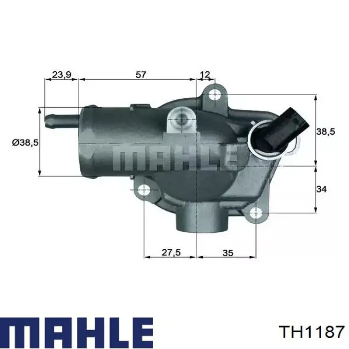 TH1187 Mahle Original термостат