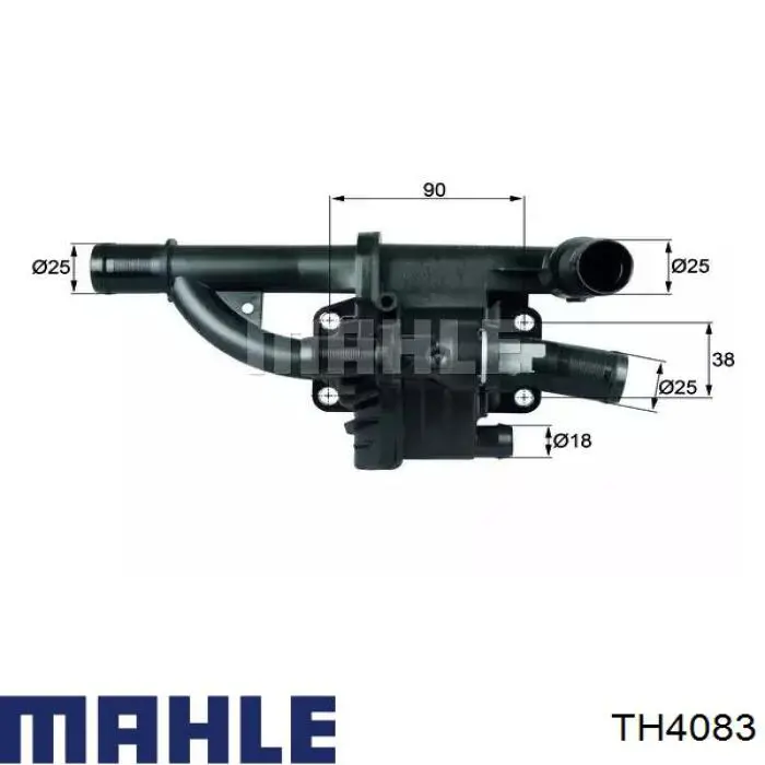TH4083 Mahle Original термостат