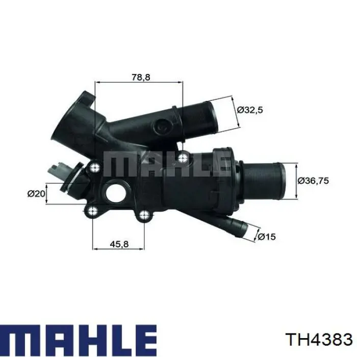 TH4383 Mahle Original термостат