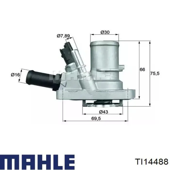 Термостат TI14488 Mahle Original