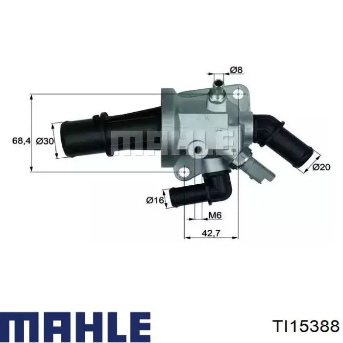 TI 153 88 Mahle Original термостат