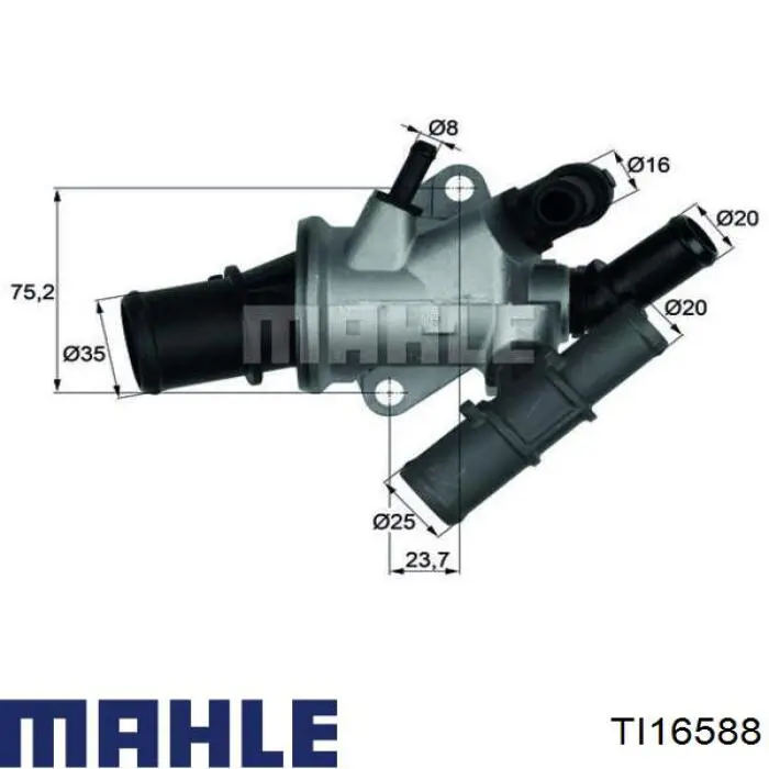 TI16588 Mahle Original термостат