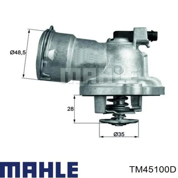 Купить TM45100D Mahle Original Автомобильный термостат