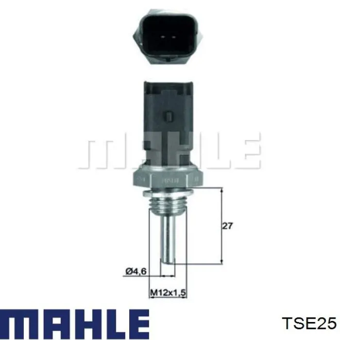 Датчик температуры охлаждающей жидкости Mahle Original TSE25
